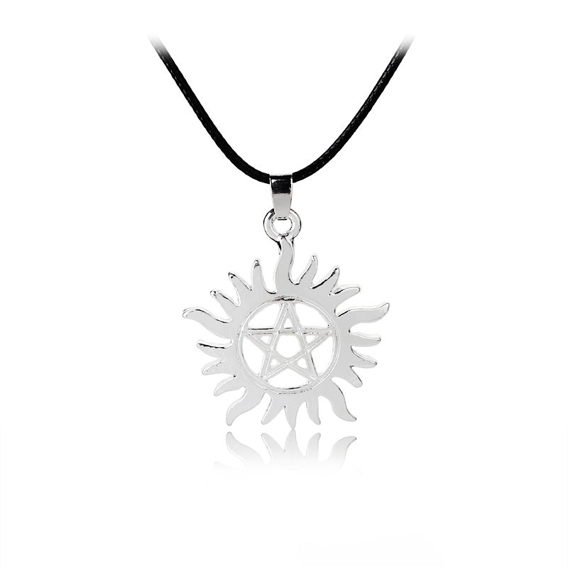 Pentagram Sun Necklace