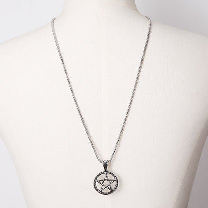 The Power Of The Elements Pentacle Necklace