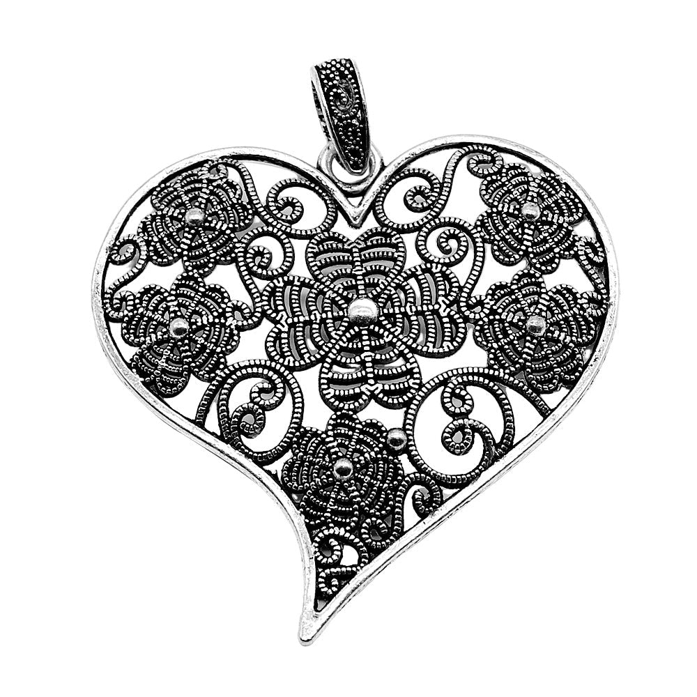Antique Heart Affection Pendant