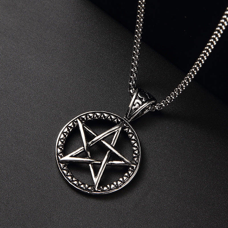 The Power Of The Elements Pentacle Necklace