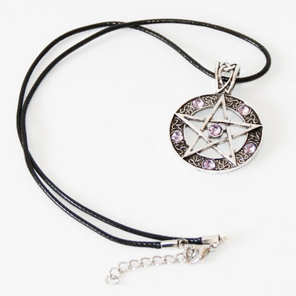 Divine Pentagram Diamond Necklace