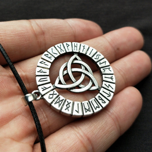 Norse Mythical Runes Amulet Necklace