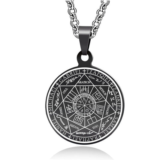 Seven Angel Seal: Mystical Divination Necklace