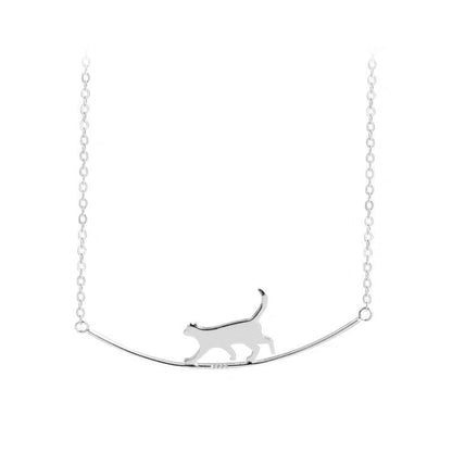 Mystical Energy Cat Pendant Necklace