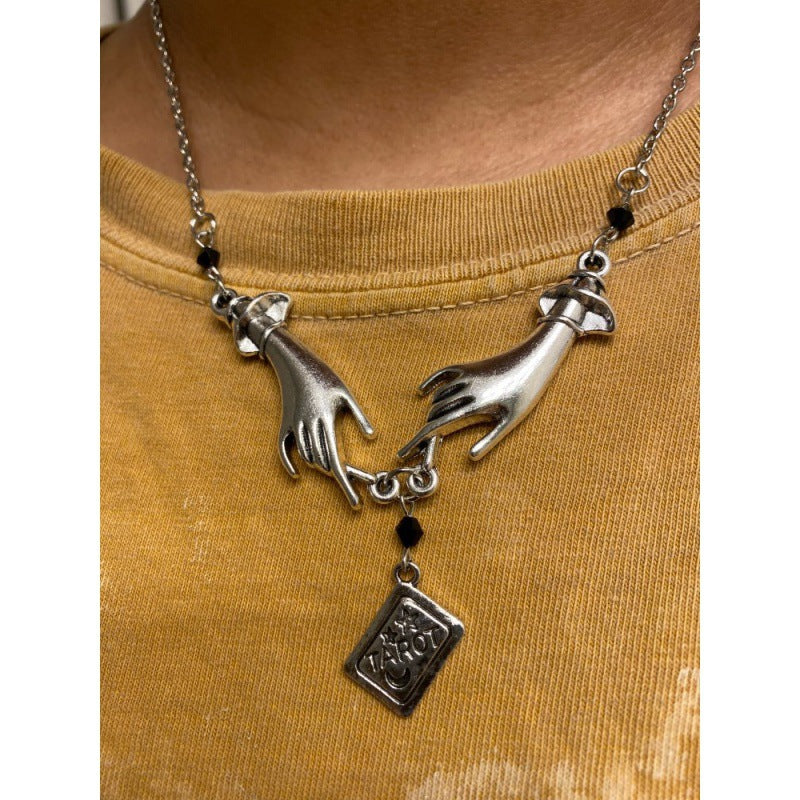 Witch Hand Tarot Necklace