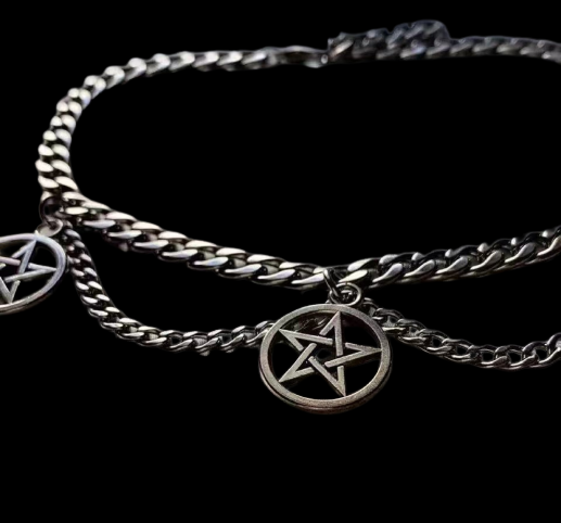Gothic Pentagram Necklace
