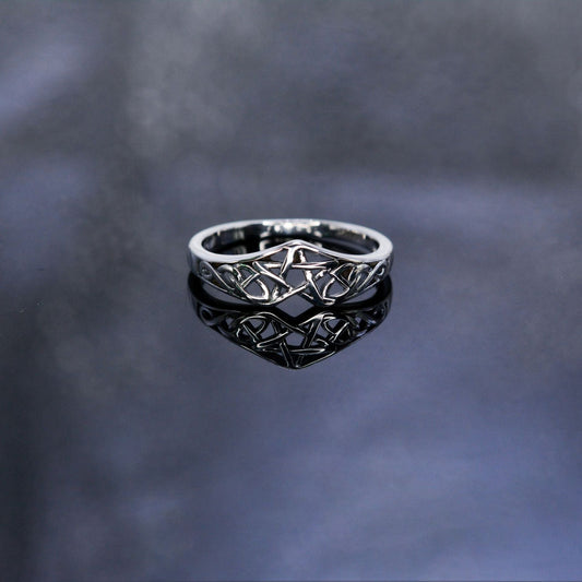 Pentagram Infinity Ring