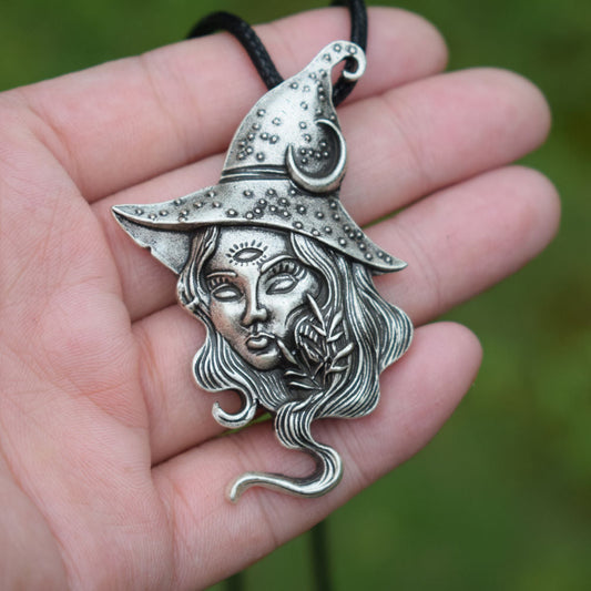 Witch Pendant Necklace