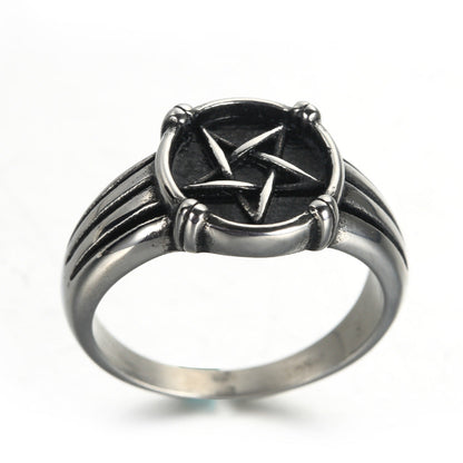 Mystical Power Pentagram Ring