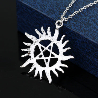 Pentagram Sun Necklace