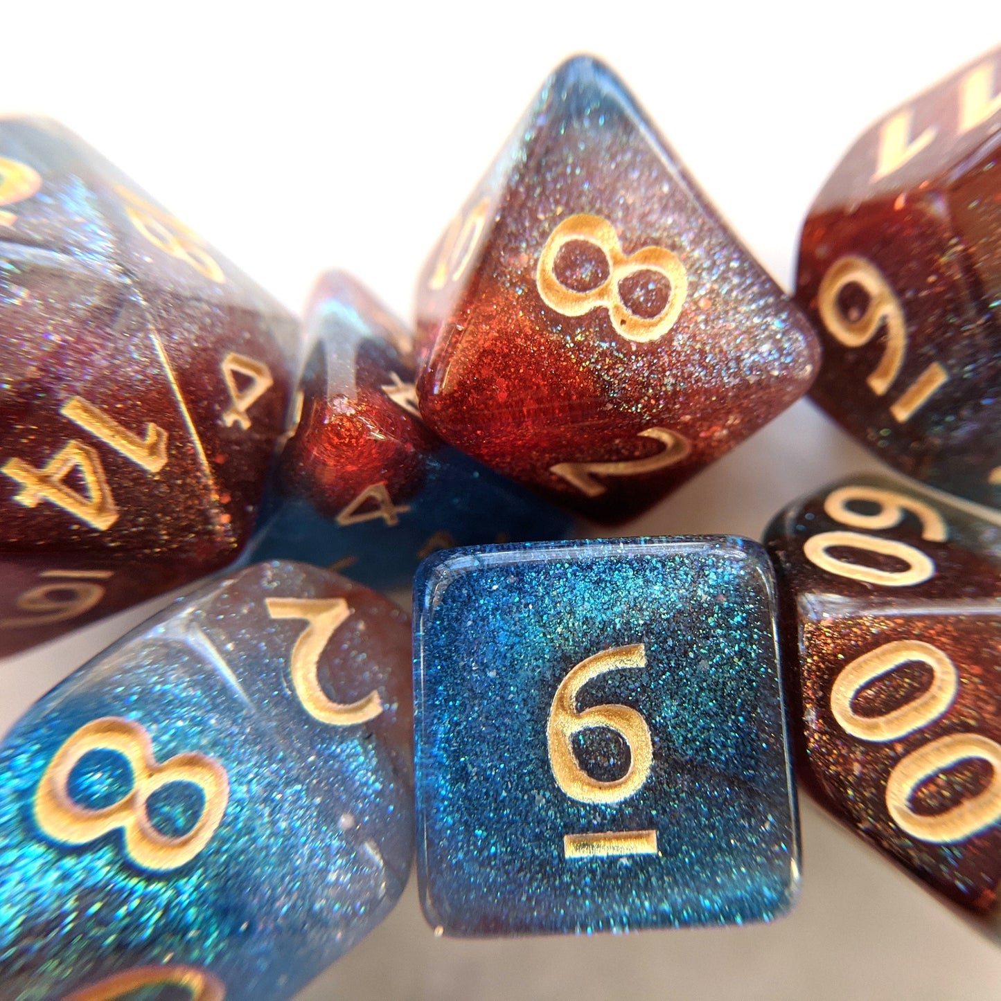 Elemental Magic DnD Dice Set