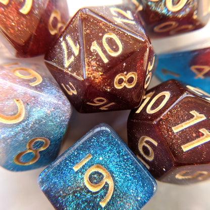 Elemental Magic DnD Dice Set