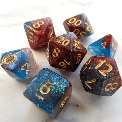 Elemental Magic DnD Dice Set