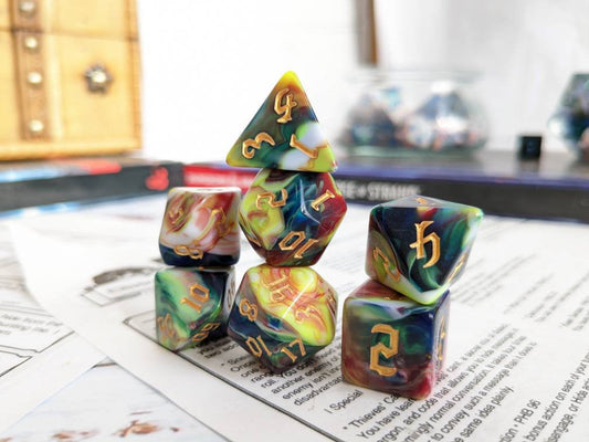 Secret Garden Dice Set