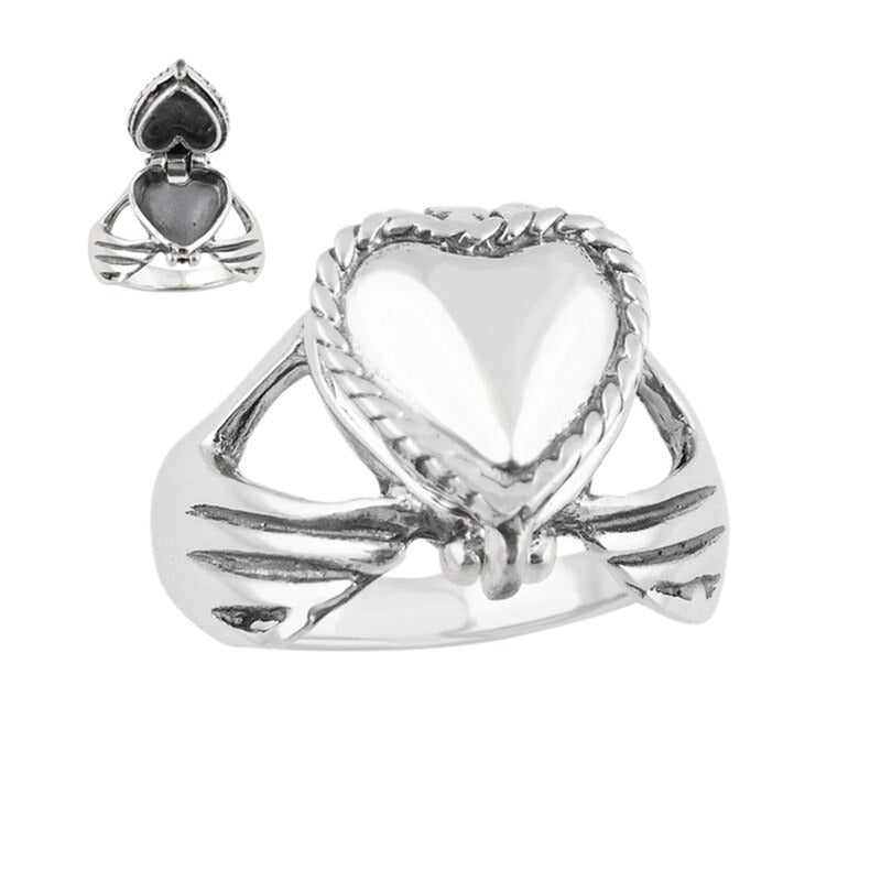 Gothic Hand-Holding Love Ring